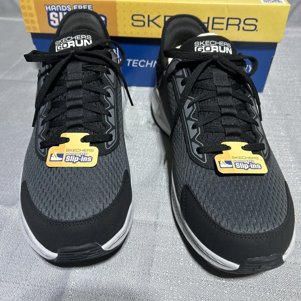 Skechers Men's Slip-ins Go Run Consistent 2.0 Empowered SZ 13 Memory Foam Black
